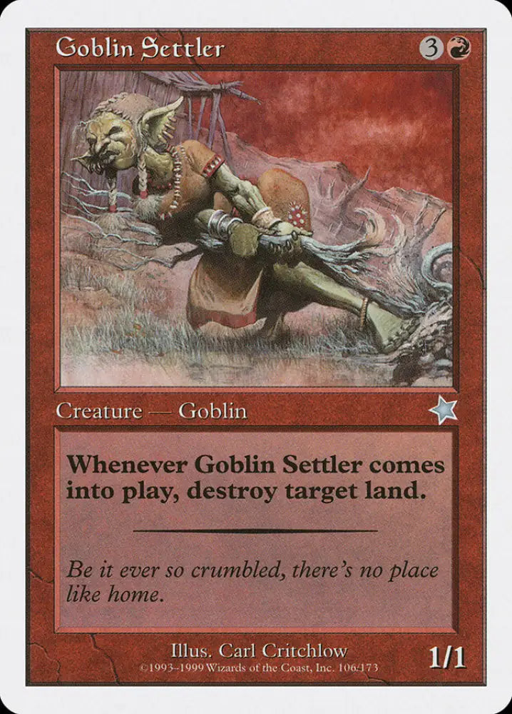 Goblin Settler [Starter 1999] - MTG Single