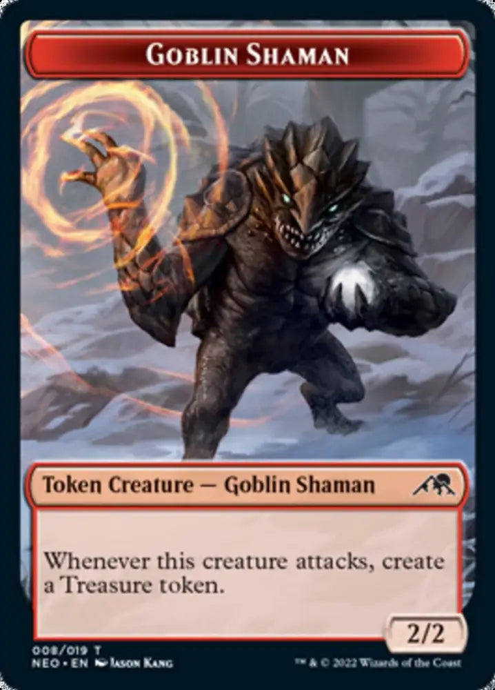 Goblin Shaman Token [Kamigawa: Neon Dynasty Tokens] - MTG Single