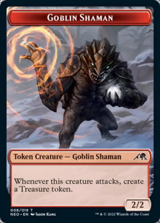 Goblin Shaman Token [Kamigawa: Neon Dynasty Tokens] - MTG Single