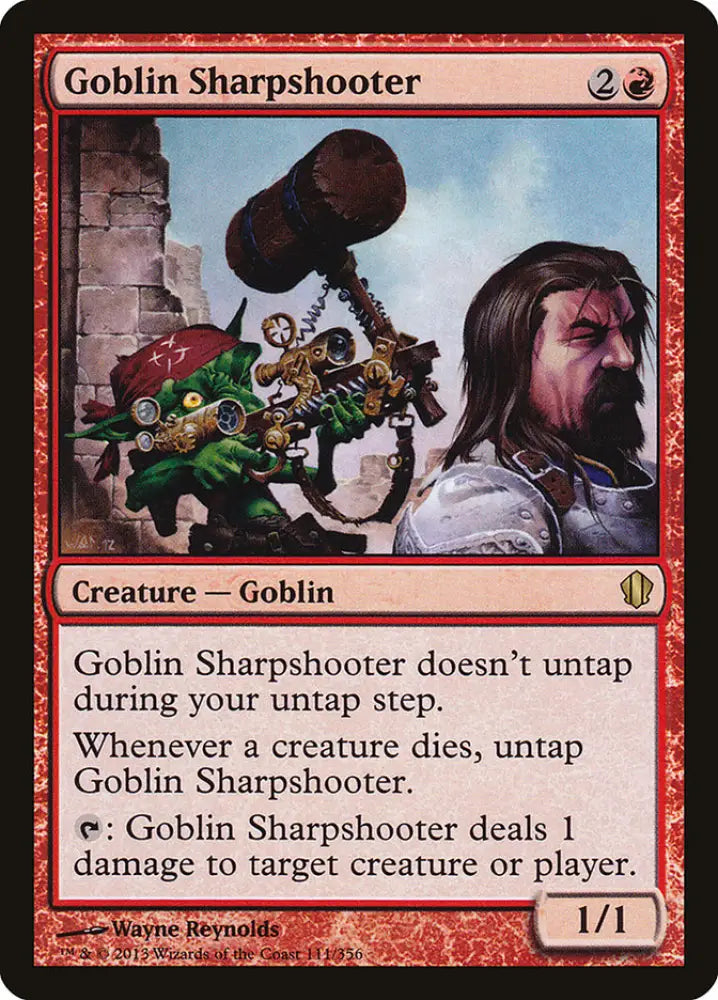 Goblin Sharpshooter [Commander 2013] - MTG Single