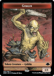 Goblin // Sheep Double-Sided Token [Dominaria Remastered Tokens] - MTG Single