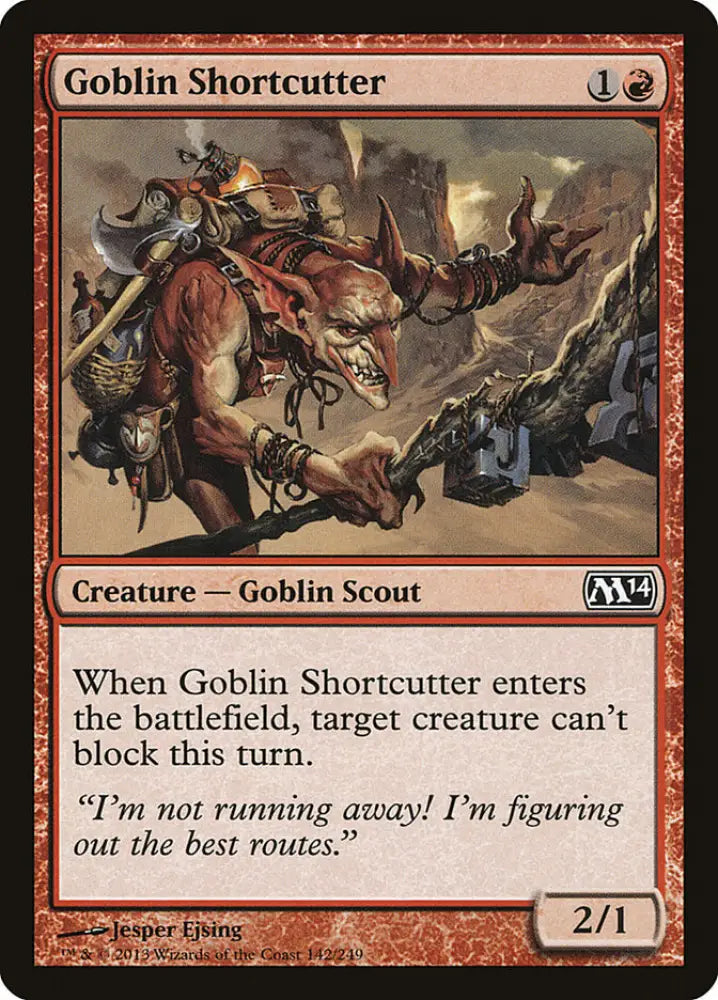 Goblin Shortcutter [Magic 2014] - MTG Single