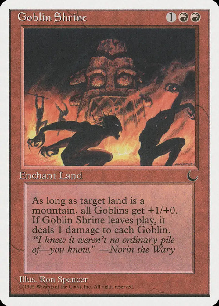 Goblin Shrine [Chronicles] - MTG Single