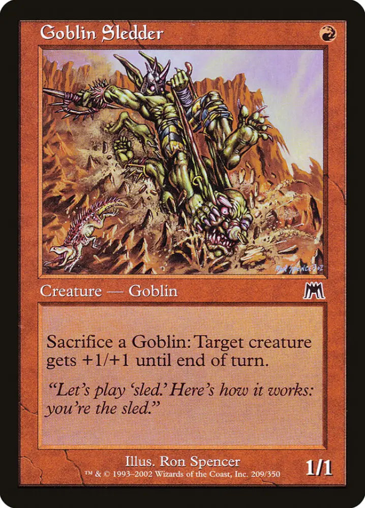 Goblin Sledder [Onslaught] - MTG Single