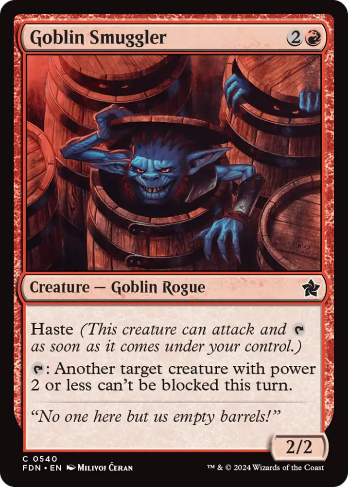 Goblin Smuggler [Foundations] - MTG Single