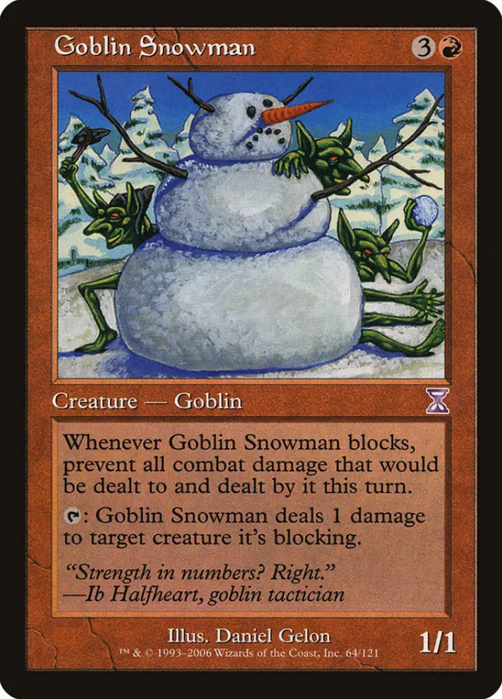 Goblin Snowman [Time Spiral Timeshifted] - MTG Single