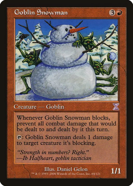 Goblin Snowman [Time Spiral Timeshifted] - MTG Single