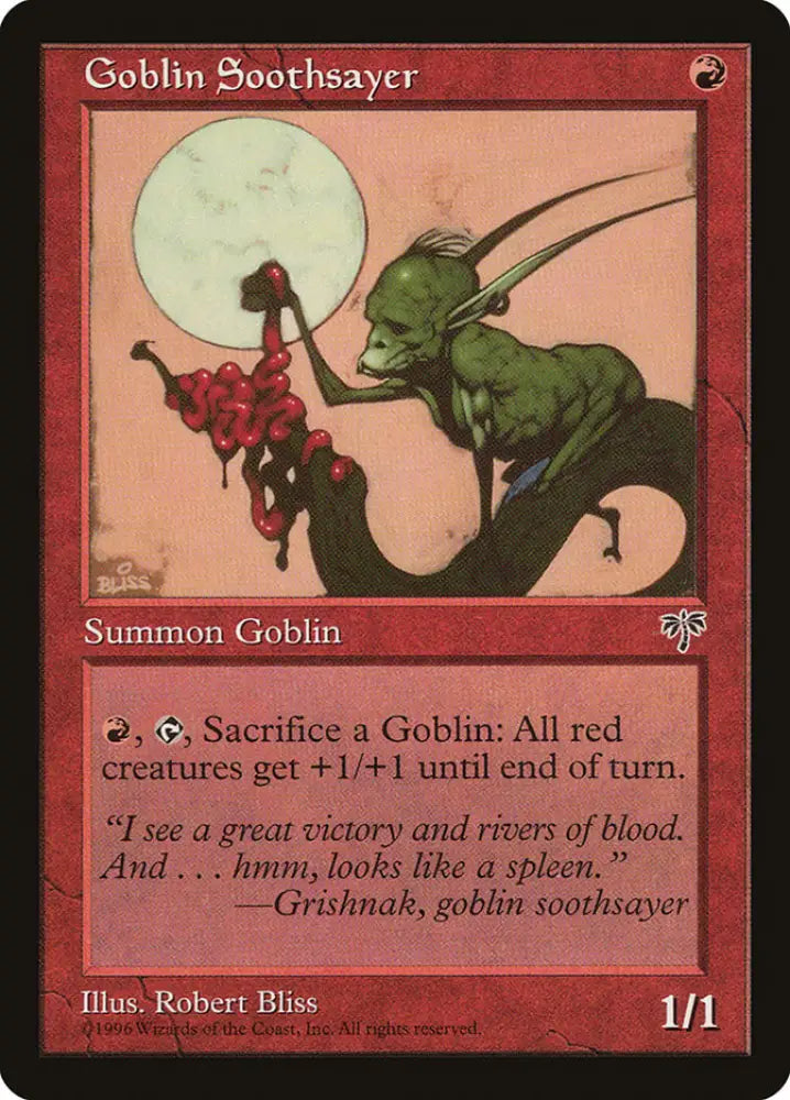 Goblin Soothsayer [Mirage] - MTG Single