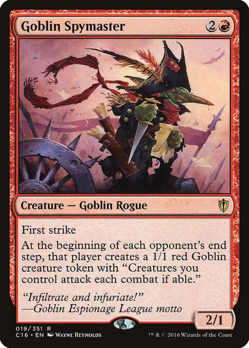 Goblin Spymaster [Commander 2016] - MTG Single