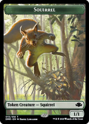 Goblin // Squirrel Double-Sided Token [Dominaria Remastered Tokens] - MTG Single
