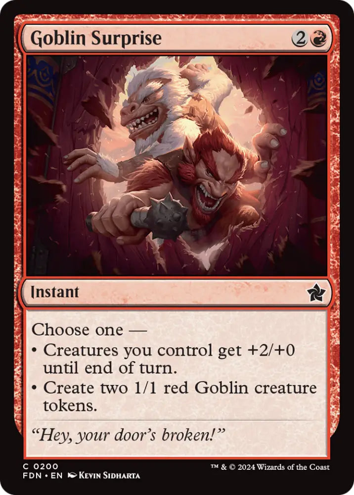 Goblin Surprise [Foundations] - MTG Single