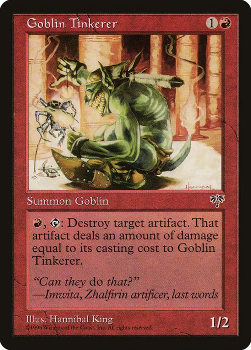 Goblin Tinkerer [Mirage] - MTG Single