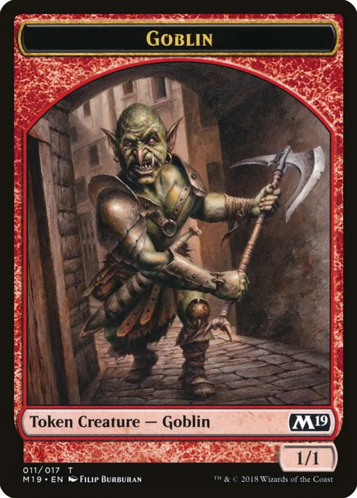Goblin Token [Core Set 2019 Tokens] - MTG Single