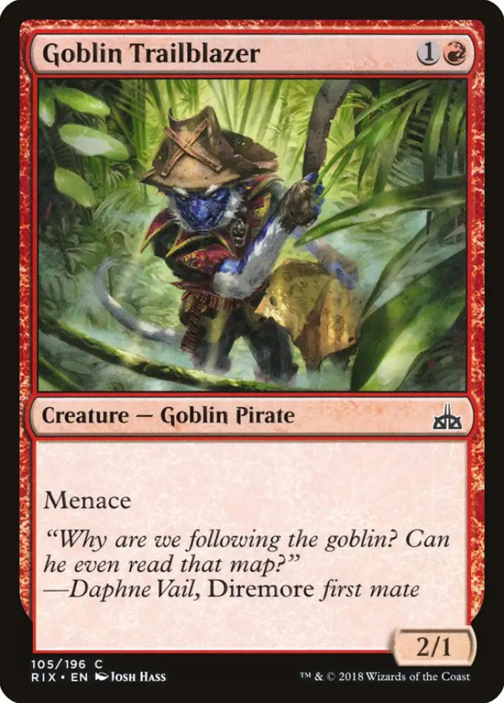 Goblin Trailblazer [Rivals of Ixalan] - MTG Single