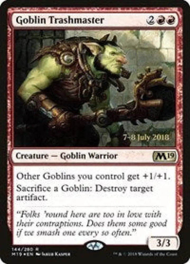 Goblin Trashmaster (144) [Prerelease Cards]