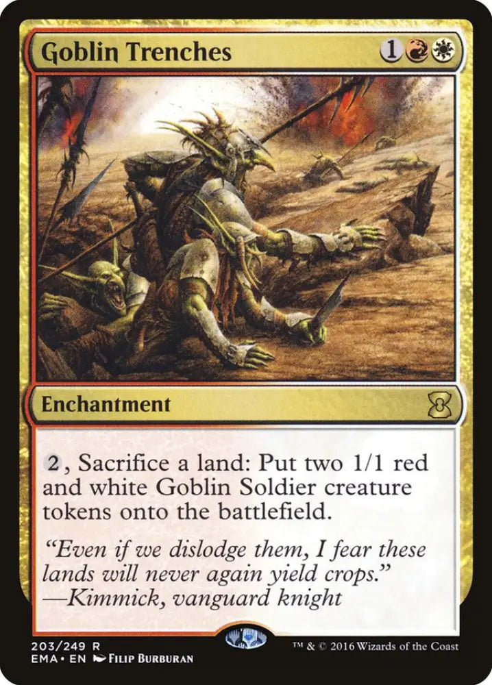 Goblin Trenches [Eternal Masters] - MTG Single