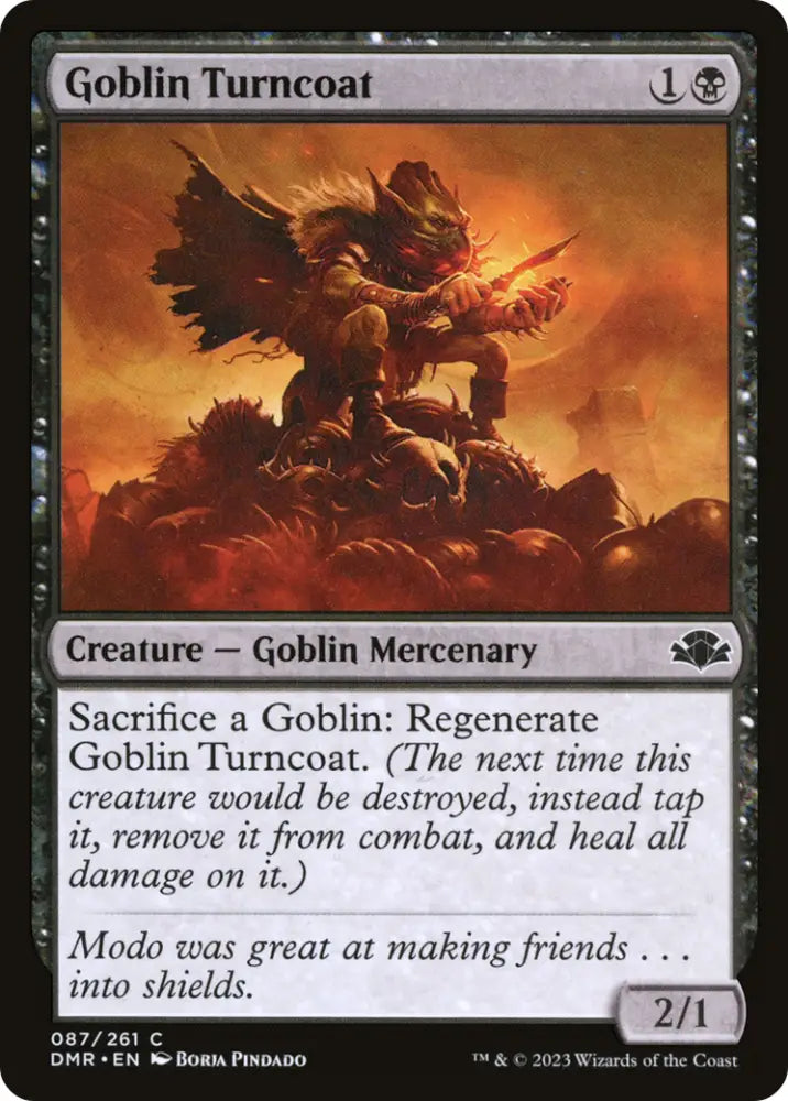 Goblin Turncoat [Dominaria Remastered] - MTG Single