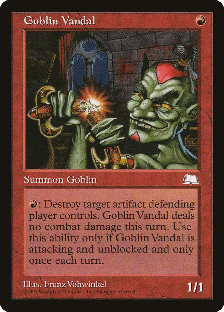 Goblin Vandal [Weatherlight] - MTG Single