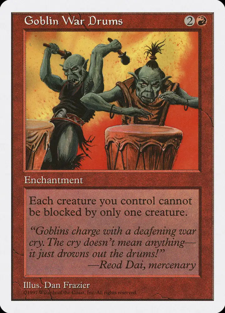 Goblin War Drums [Fifth Edition] - MTG Single