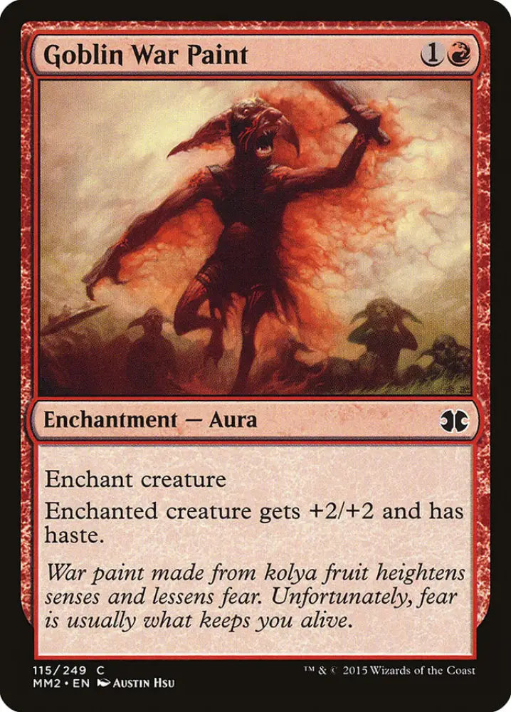 Goblin War Paint [Modern Masters 2015] - MTG Single