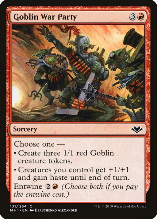 Goblin War Party [Modern Horizons] - MTG Single