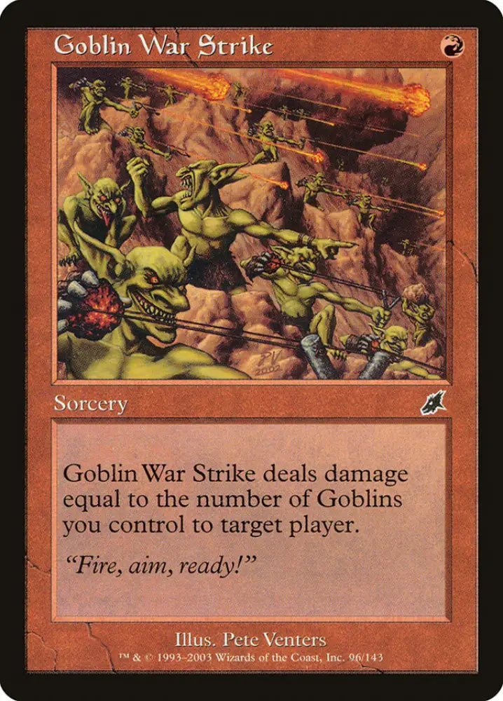 Goblin War Strike [Scourge] - MTG Single