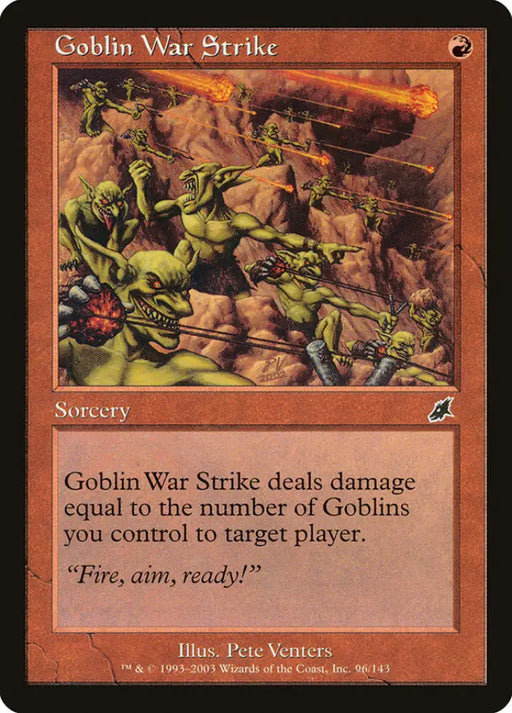Goblin War Strike [Scourge] - MTG Single