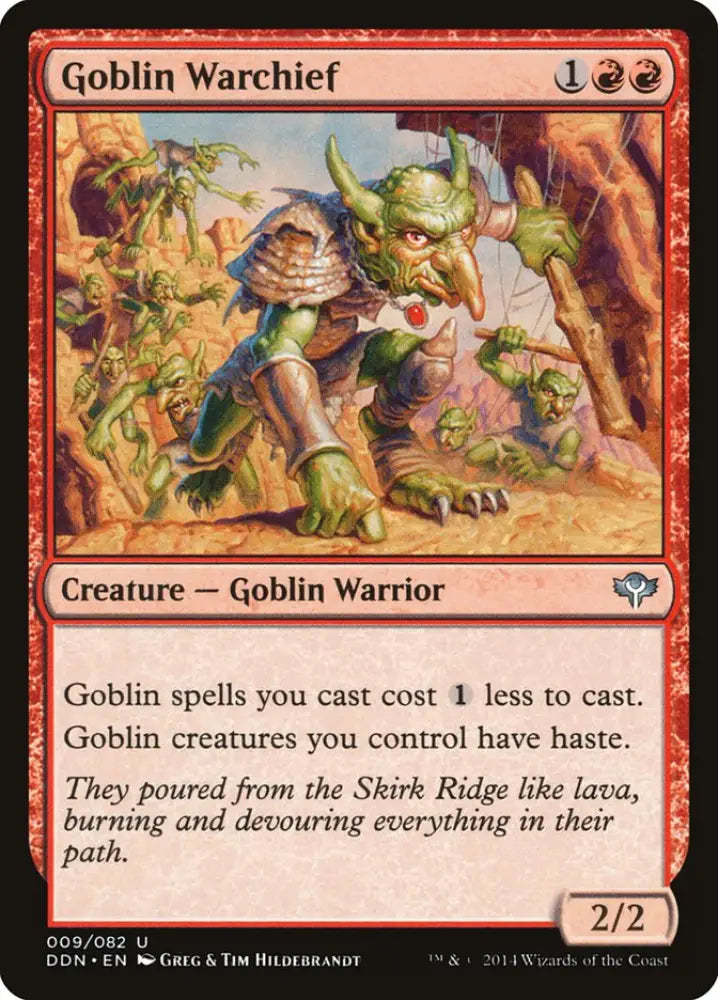 Goblin Warchief [Duel Decks: Speed vs. Cunning] - MTG Single
