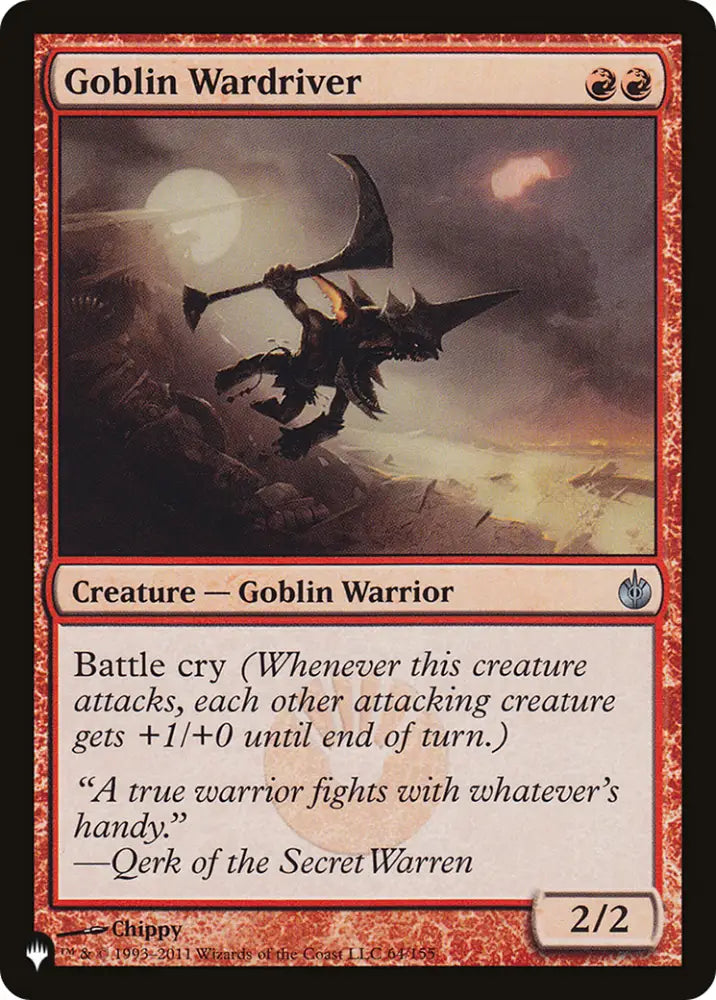 Goblin Wardriver [The List] - MTG Single