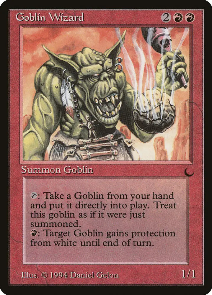 Goblin Wizard [The Dark] - MTG Single