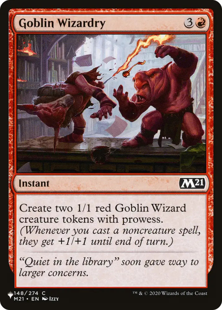 Goblin Wizardry [The List] - MTG Single