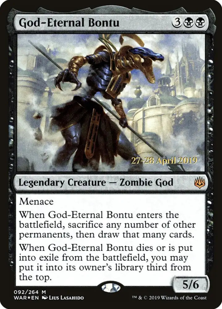 God-Eternal Bontu [War of the Spark Prerelease Promos] - MTG Single