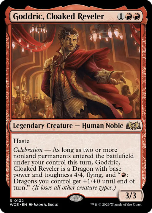 Goddric Cloaked Reveler [Wilds of Eldraine] - MTG Single