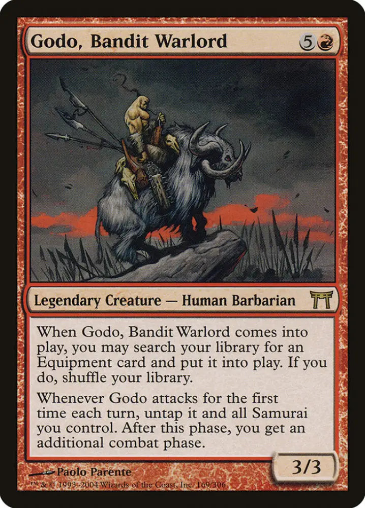 Godo Bandit Warlord [Champions of Kamigawa] - MTG Single