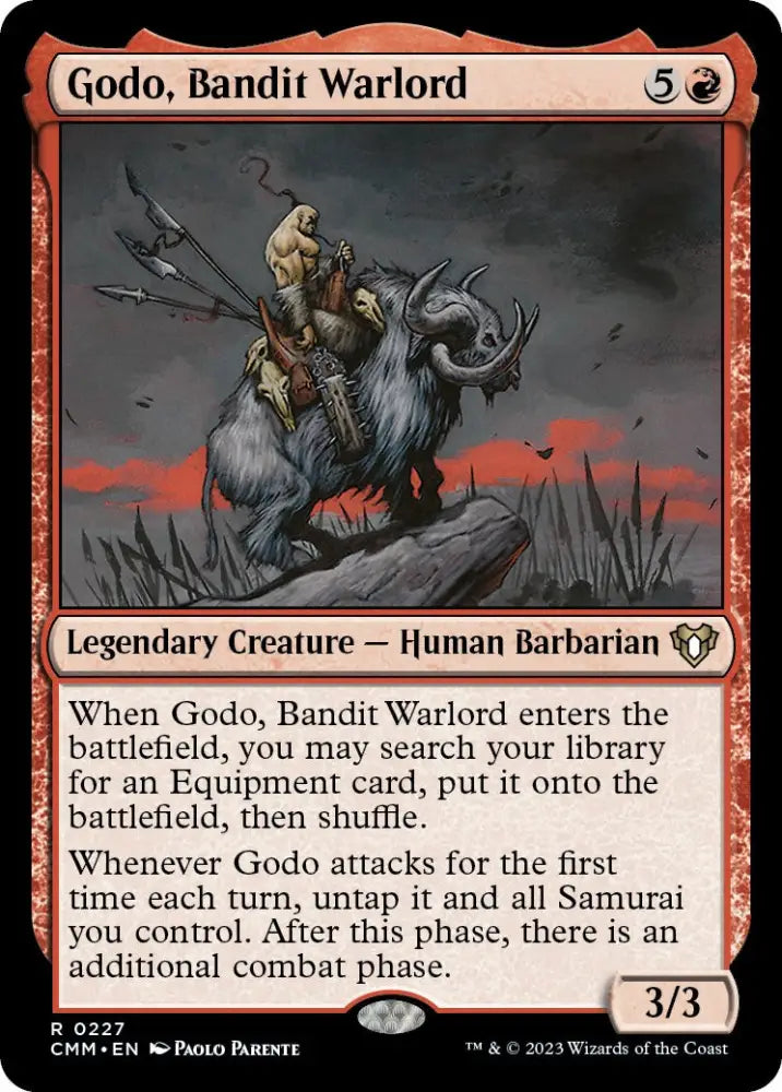Godo Bandit Warlord [Commander Masters] - MTG Single