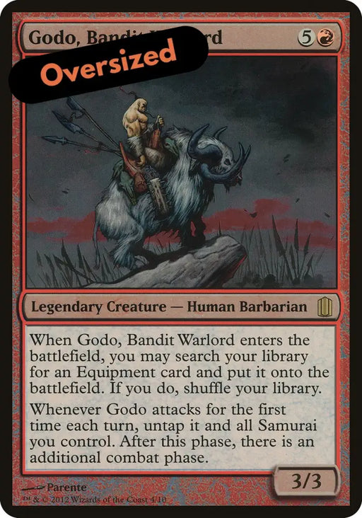 Godo Bandit Warlord (Oversized) [Commander’s Arsenal Oversized] - MTG Single