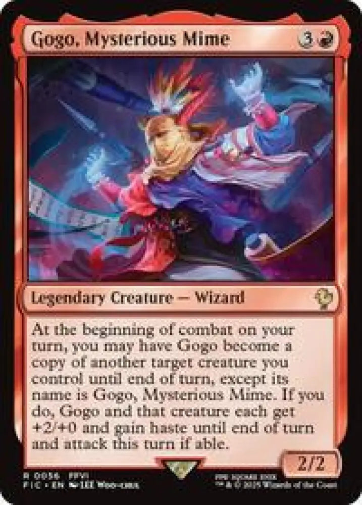 Gogo, Mysterious Mime (Surge Foil) (56) [Final Fantasy Commander]