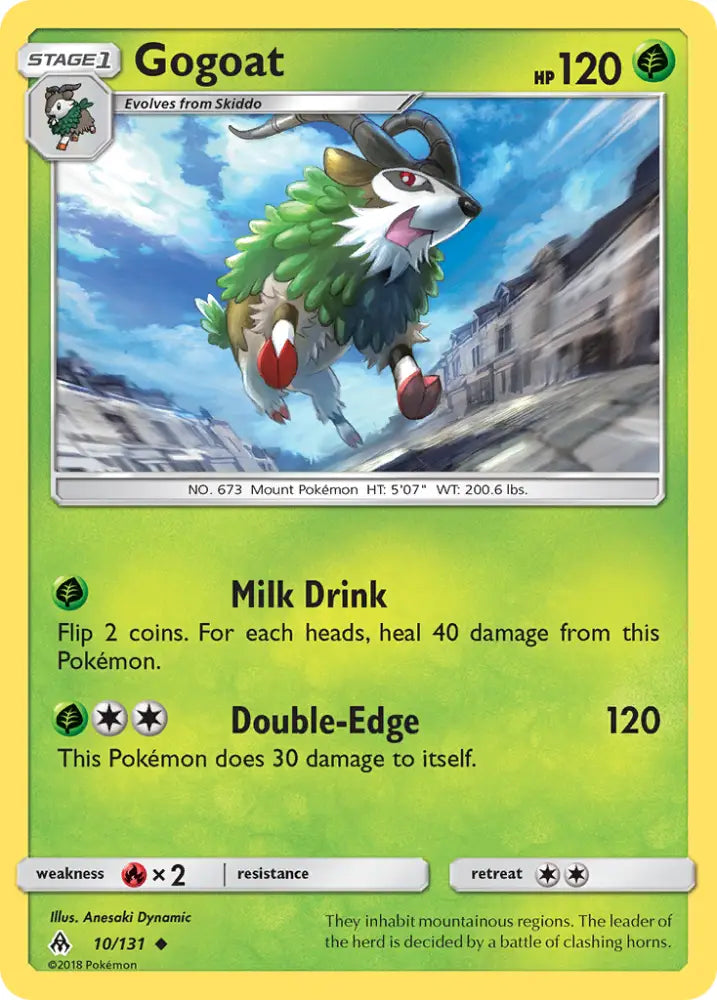 Gogoat (10/131) [Sun & Moon: Forbidden Light] - Pokemon Single
