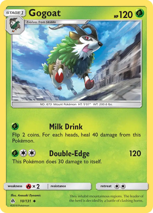 Gogoat (10/131) [Sun & Moon: Forbidden Light] - Pokemon Single