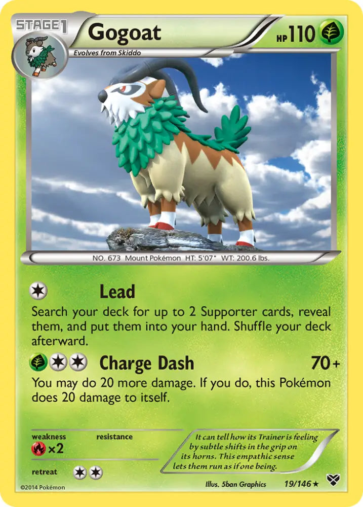 Gogoat (19/146) [XY: Base Set] - Pokemon Single