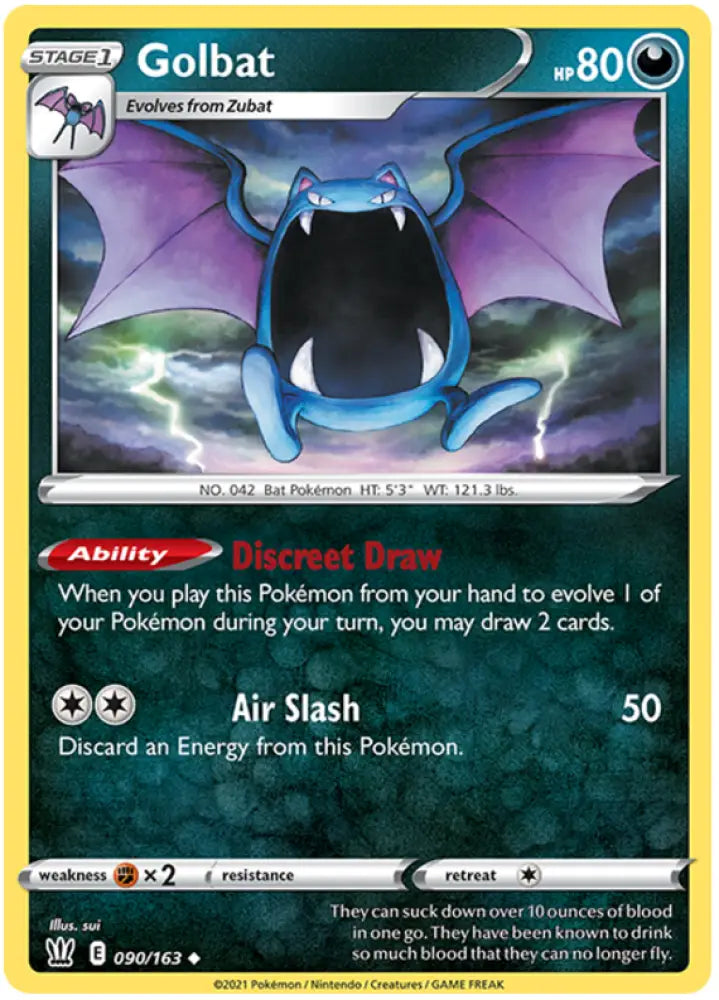 Golbat (090/163) [Sword & Shield: Battle Styles] - Pokemon Single