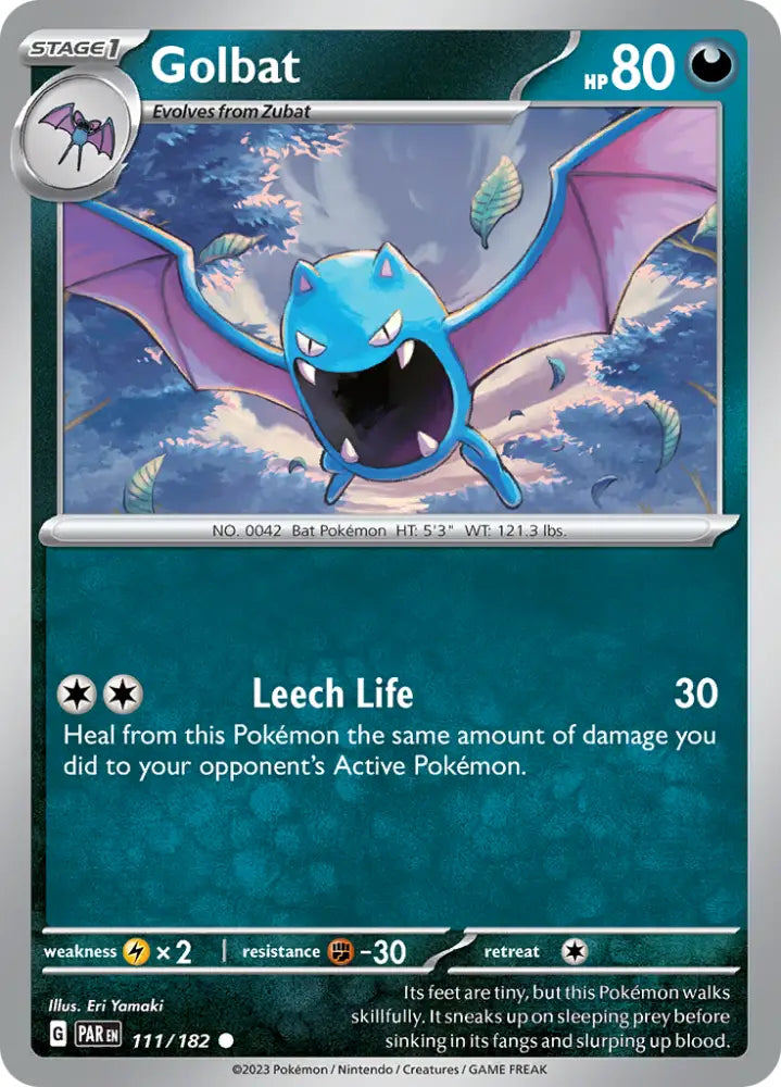 Golbat (111/182) [Scarlet & Violet: Paradox Rift] - Pokemon Single