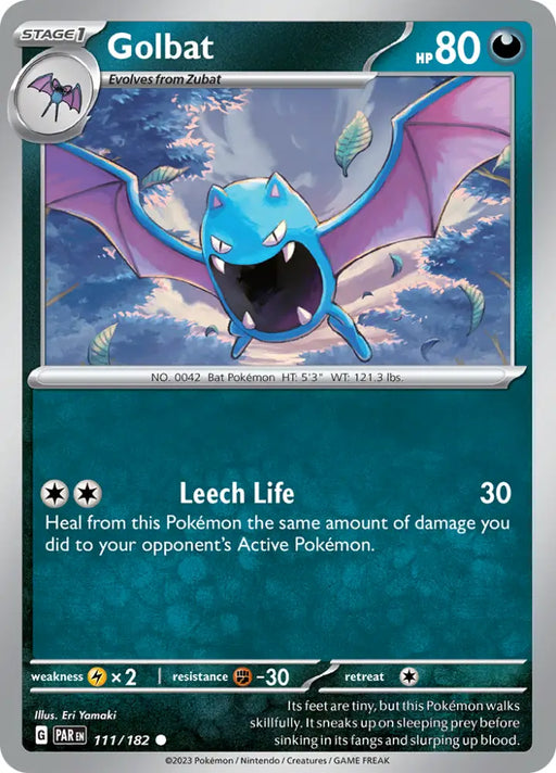 Golbat (111/182) [Scarlet & Violet: Paradox Rift] - Pokemon Single