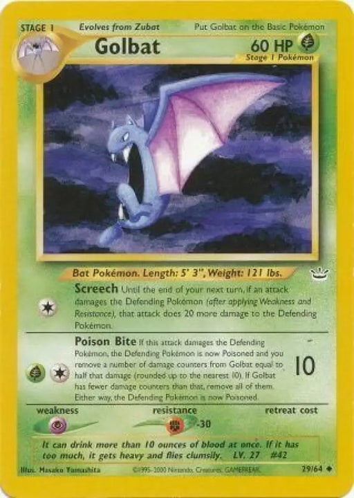Golbat (29/64) [Neo Revelation Unlimited] - Pokemon Single