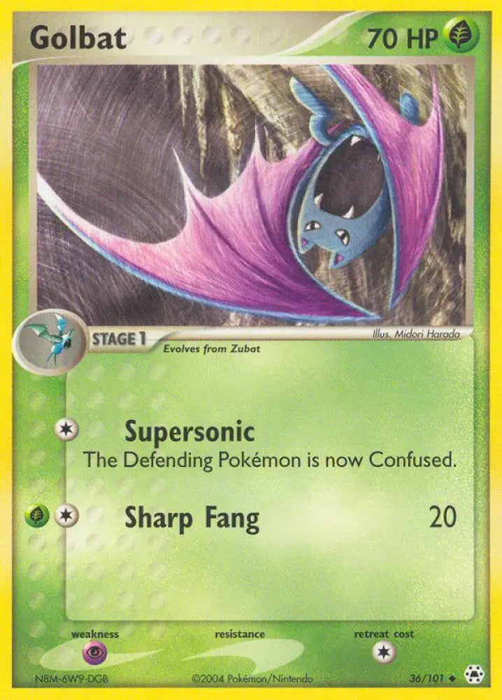 Golbat (36/101) [EX: Hidden Legends] - Pokemon Single