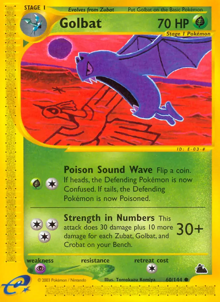 Golbat (60/144) [Skyridge] - Pokemon Single