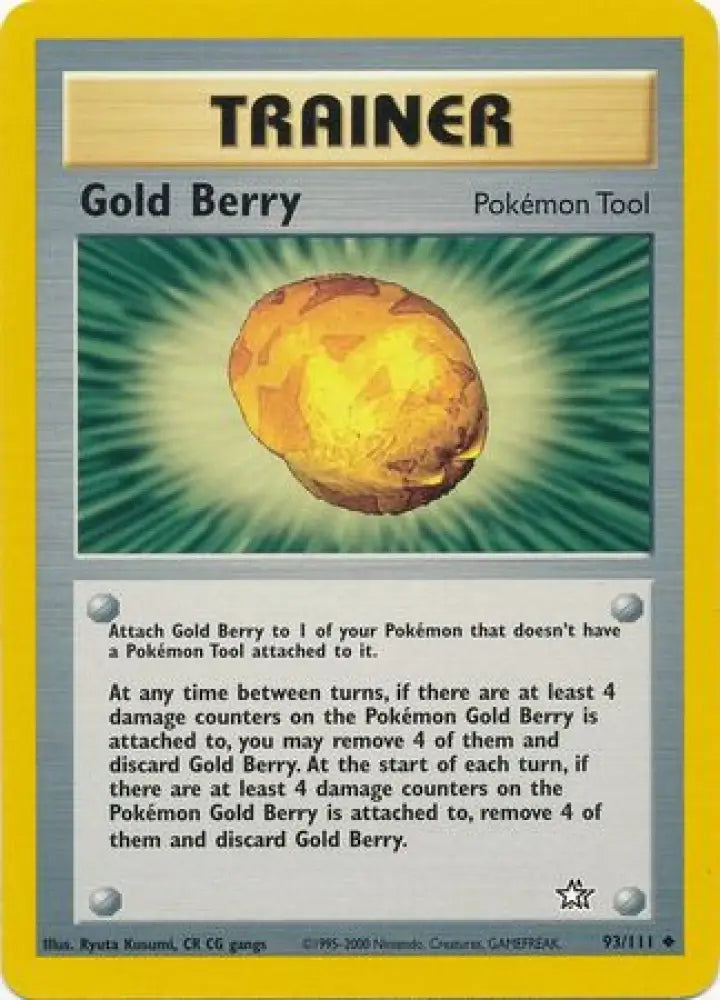 Gold Berry (93/111) [Neo Genesis Unlimited] - Pokemon Single