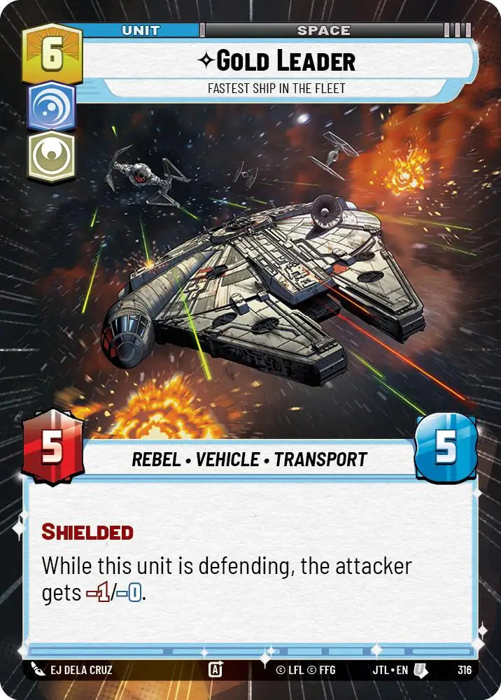 Gold Leader - Fastest Ship in the Fleet (Hyperspace) (316) [Jump to Lightspeed] - Star Wars: Unlimited Single