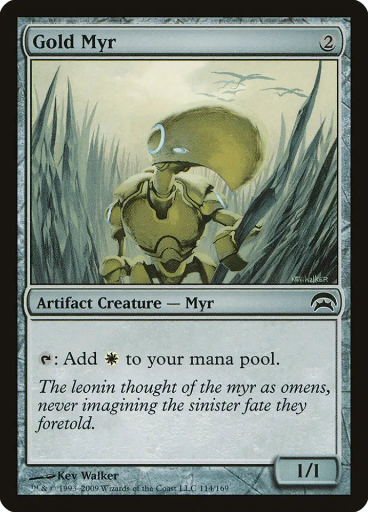 Gold Myr [Planechase] - MTG Single