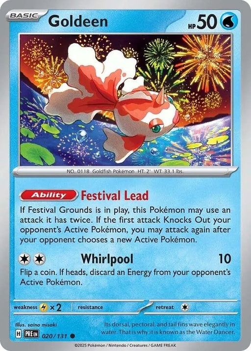 Goldeen (020/131) [Scarlet & Violet: Prismatic Evolutions] - Pokemon Single